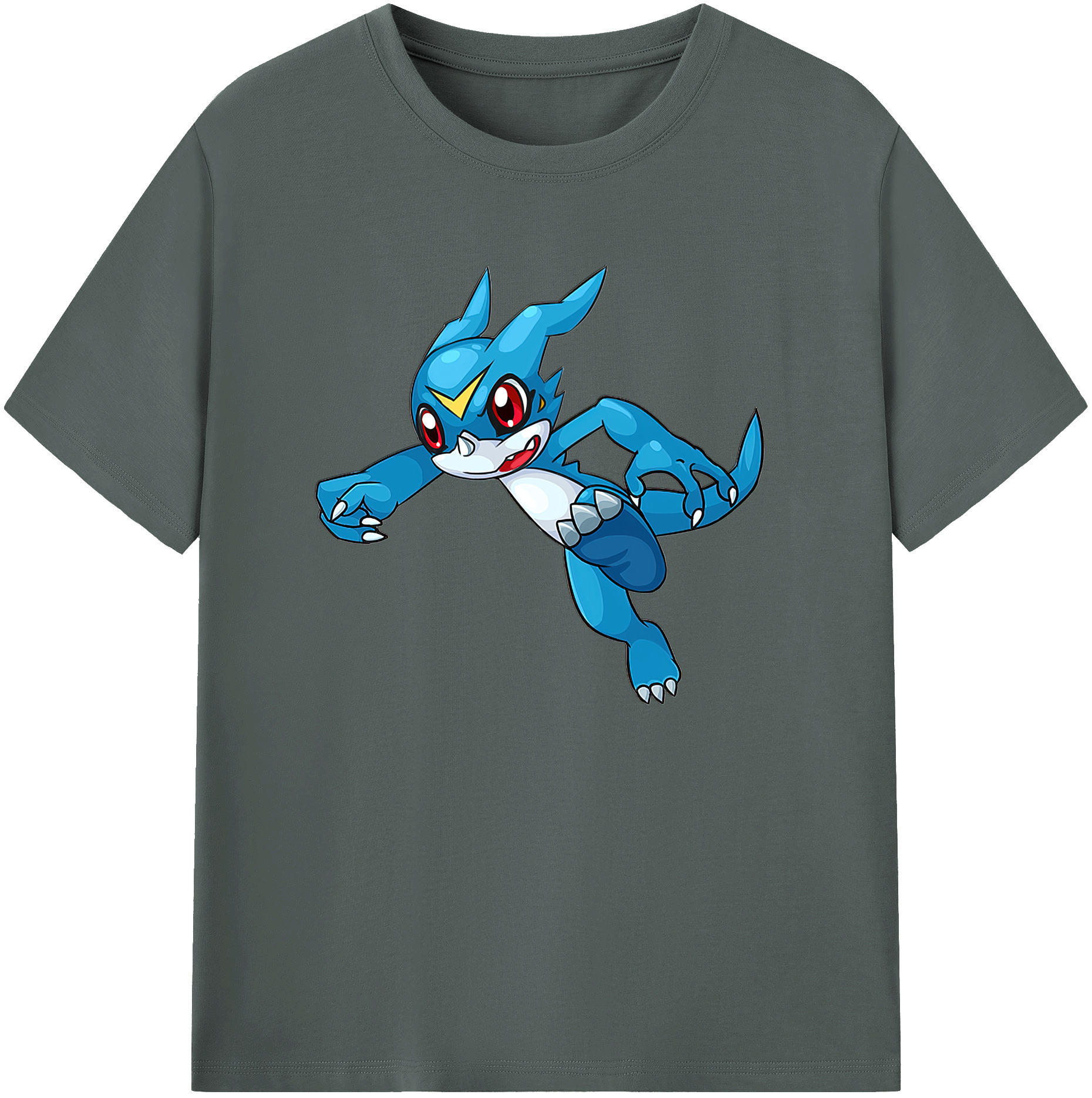 （画像用） Digimon デジタルモンスター/デジモン 綿100％ メンズ半袖Tシャツ｜肌触りやわらか＆通気性